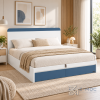Giường ngủ ngăn kéo màu trắng xanh hiện đại ZM-11057 - ảnh chi tiết 6