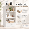 Gỗ MDF phủ melamine bền đẹp, dễ vệ sinh