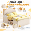 Gỗ MDF phủ melamine bền đẹp, dễ vệ sinh