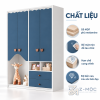 Gỗ MDF phủ melamine bền đẹp, dễ vệ sinh