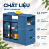 Gỗ MDF phủ melamine bền đẹp, dễ vệ sinh