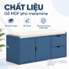 Gỗ MDF phủ melamine dễ sử dụng và vệ sinh