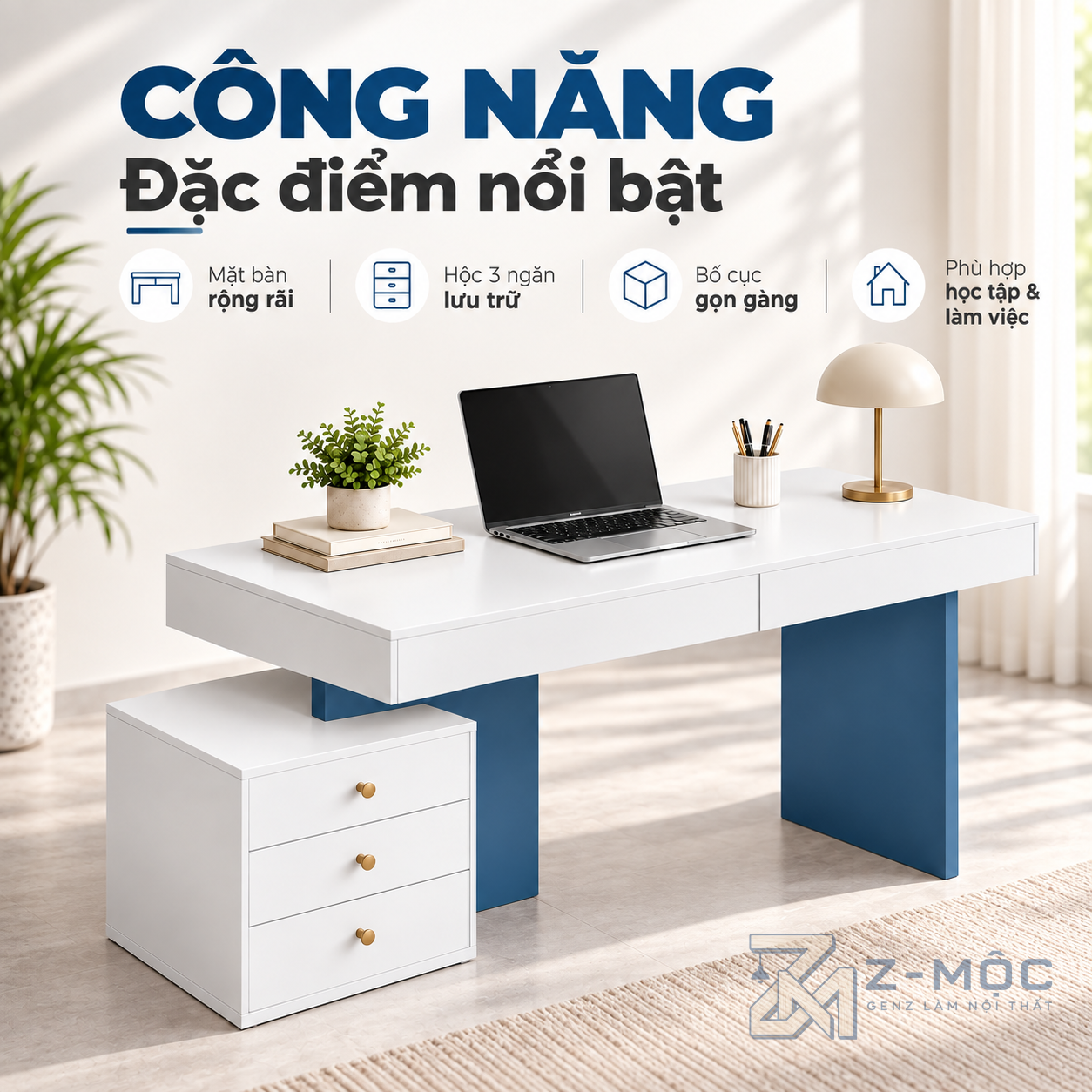 Kệ ngăn kéo rời linh hoạt khi sử dụng