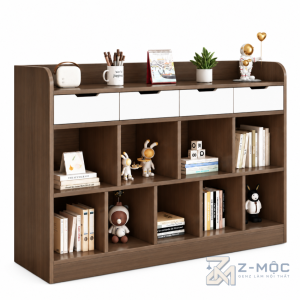 Kệ Sách Gỗ MDF Nhiều Ngăn Để Đồ Tiện Dụng ZM-71018 - ảnh chi tiết 2