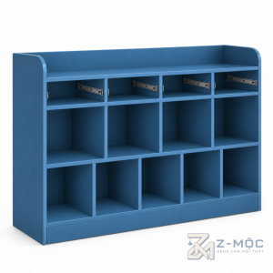 Kệ Sách Gỗ MDF Nhiều Ngăn Để Đồ Tiện Dụng ZM-71018 - ảnh chi tiết 7