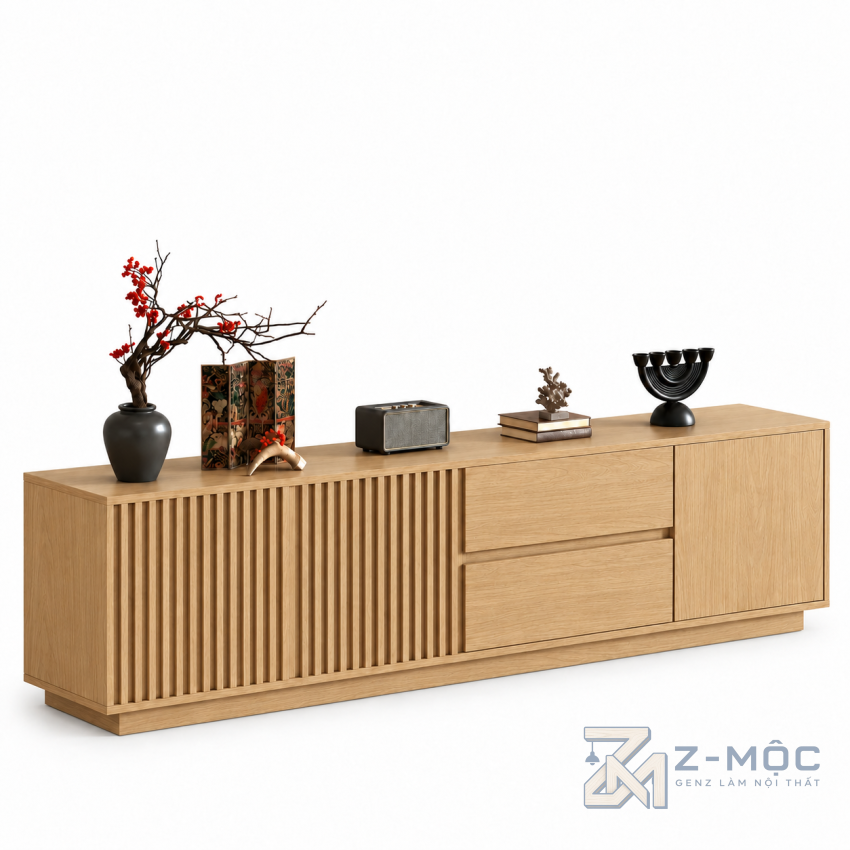 Kệ Tivi Cánh Nan Dọc Thiết Kế Độc Đáo Sang Trọng ZM-90018 - ảnh chi tiết 2