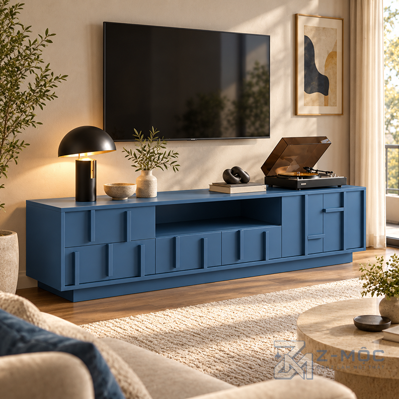 Kệ Tivi Gỗ MDF Đường Nét Độc Đáo ZM-90019 - ảnh chi tiết 8
