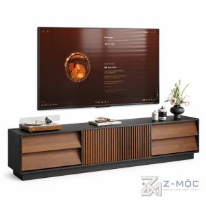 Kệ Tivi Trắng Xanh Cánh Nan Dọc Thiết Kế Hiện Đại ZM-90017 - ảnh chi tiết 1