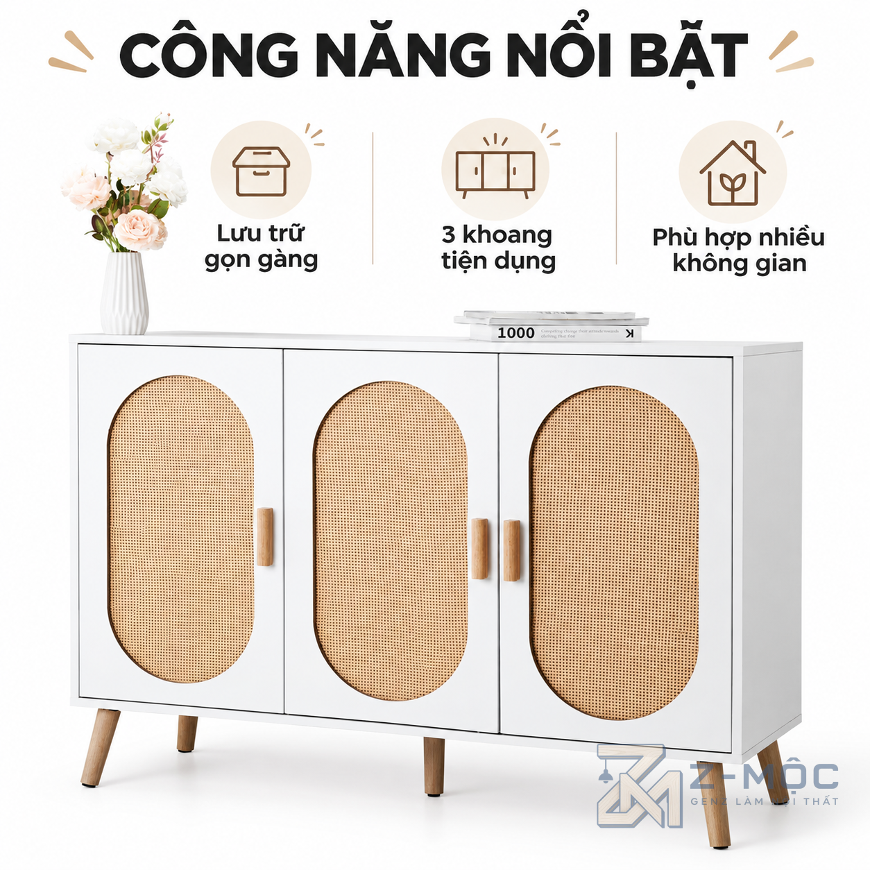 Không gian lưu trữ phù hợp gia đình