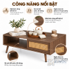 Ngăn kéo kín kết hợp kệ mở tiện dụng