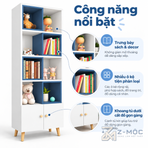 Nhiều Ngăn Chứa Tiện Lợi, Kết Hợp Tủ Hai Cánh Phía Dưới