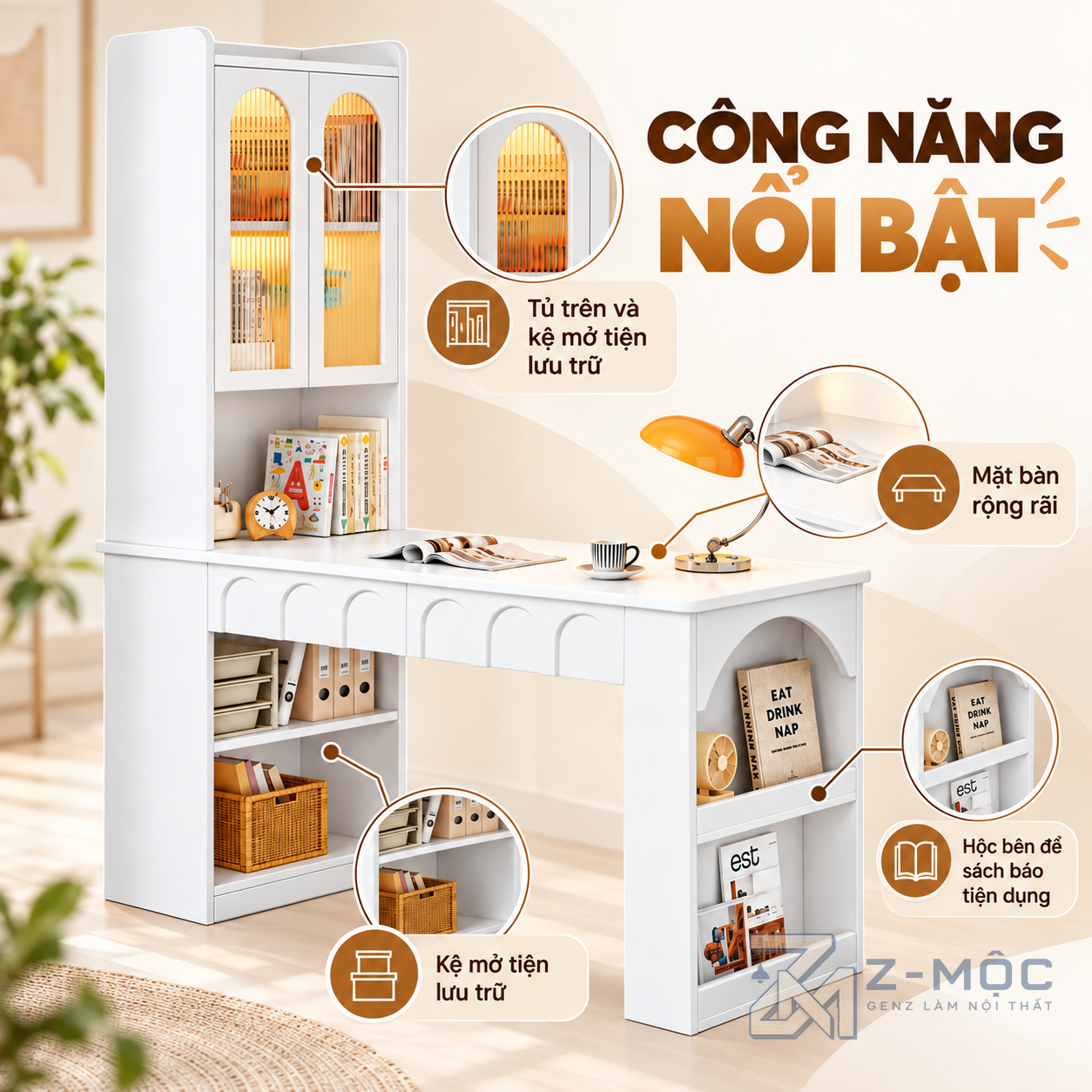 Gỗ MDF Phủ Melamine Bền Và Dễ Vệ Sinh