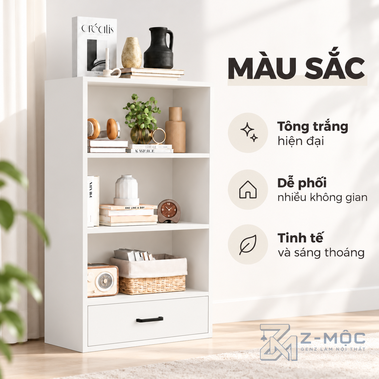 Phù hợp nhiều không gian nội thất