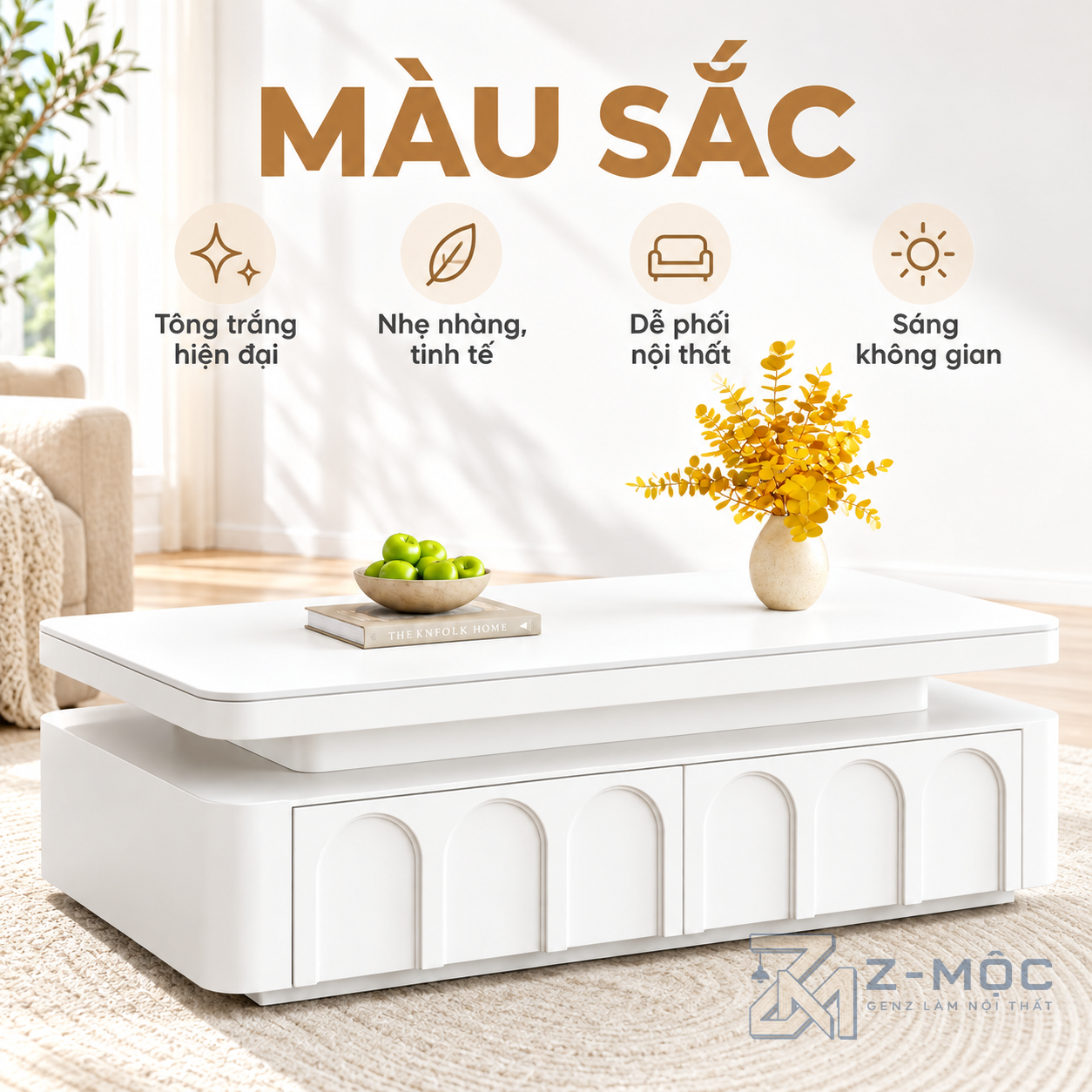 Phù Hợp Với Nhiều Không Gian Phòng Khách