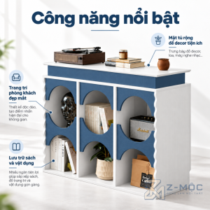 Sáu Ngăn Mở Tiện Lợi Cho Việc Lưu Trữ Và Trưng Bày