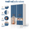 Thiết kế 4 cánh gọn gàng, màu sắc dễ phối