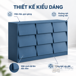 Thiết kế cánh lật độc đáo, hiện đại