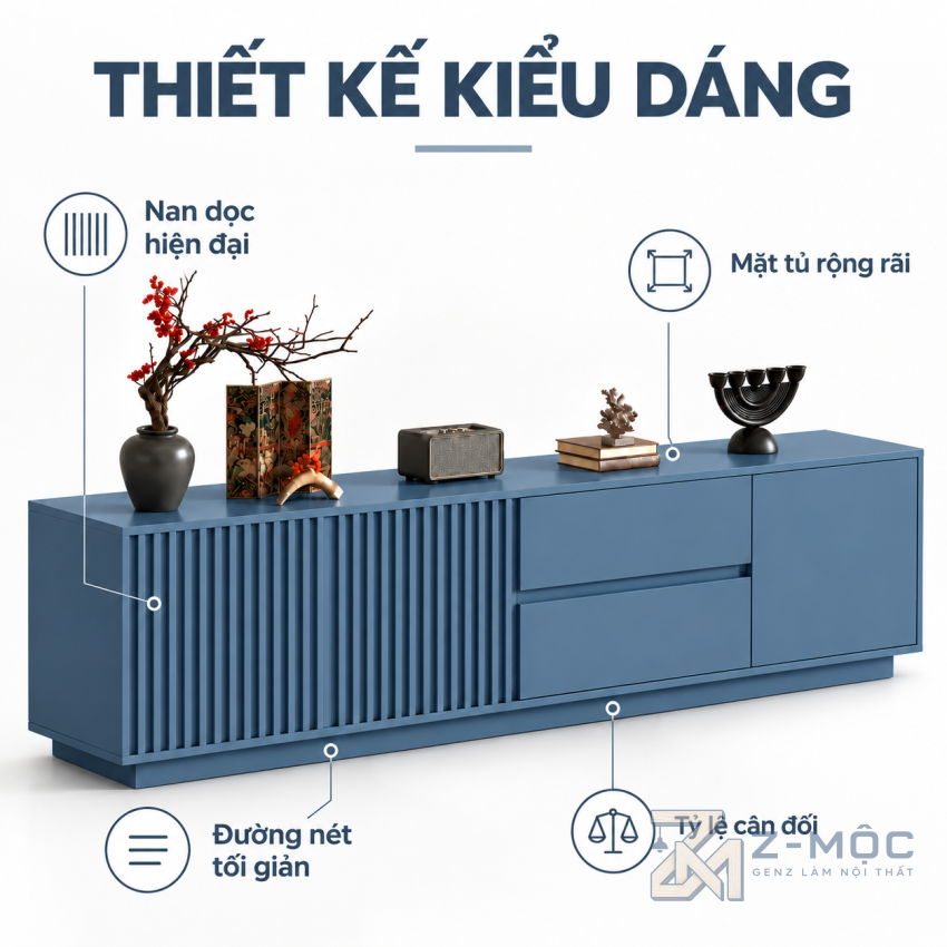 Thiết Kế Cánh Nan Dọc Tạo Điểm Nhấn Khác Biệt