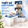 Thiết Kế Chữ L Hiện Đại, Mặt Bàn Rộng Rãi