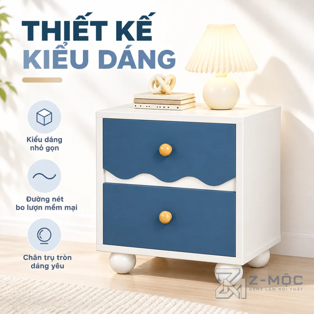 Thiết Kế Gợn Sóng Trẻ Trung, Phối Màu Hài Hòa