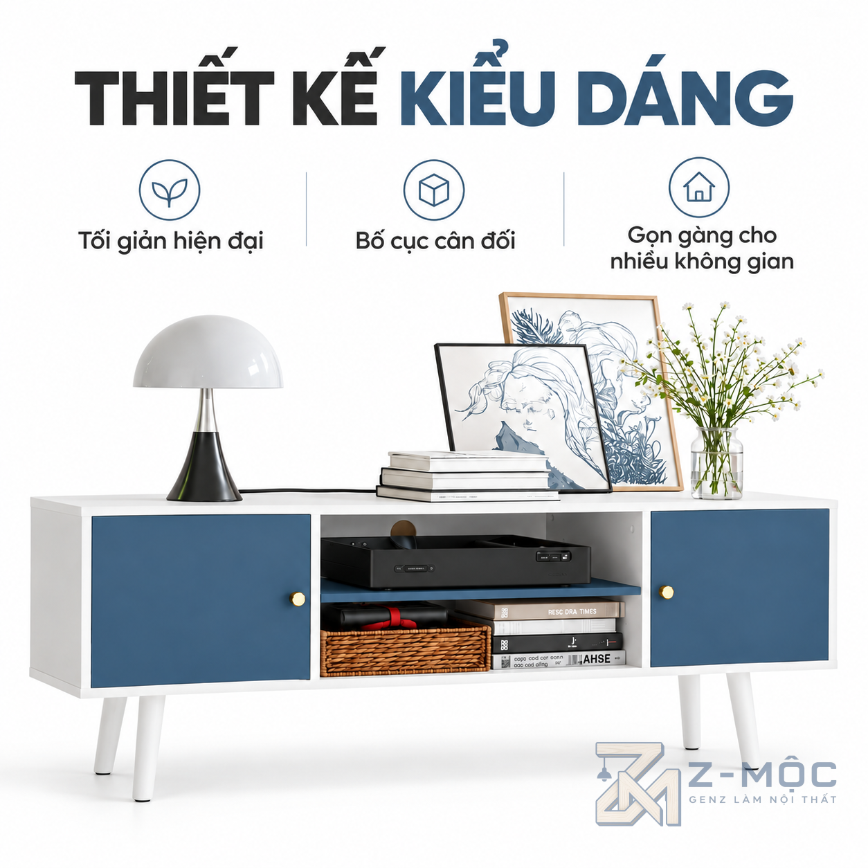 Thiết kế hiện đại, gọn mắt