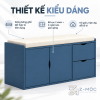 Thiết kế hiện đại, màu xanh tạo điểm nhấn
