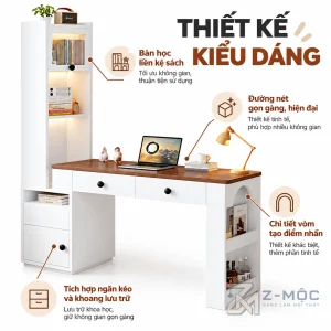 Thiết Kế Hiện Đại, Phối Màu Trắng Và Nâu Gỗ Thanh Lịch