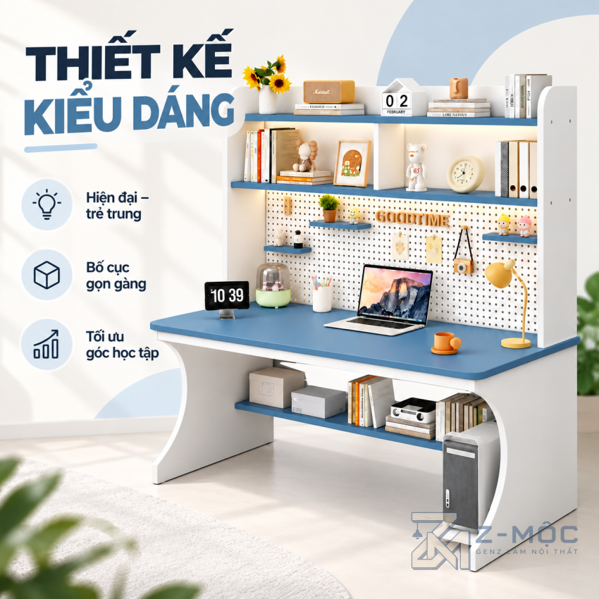 Thiết Kế Hiện Đại Với Chân Cong Và Màu Sắc Trẻ Trung