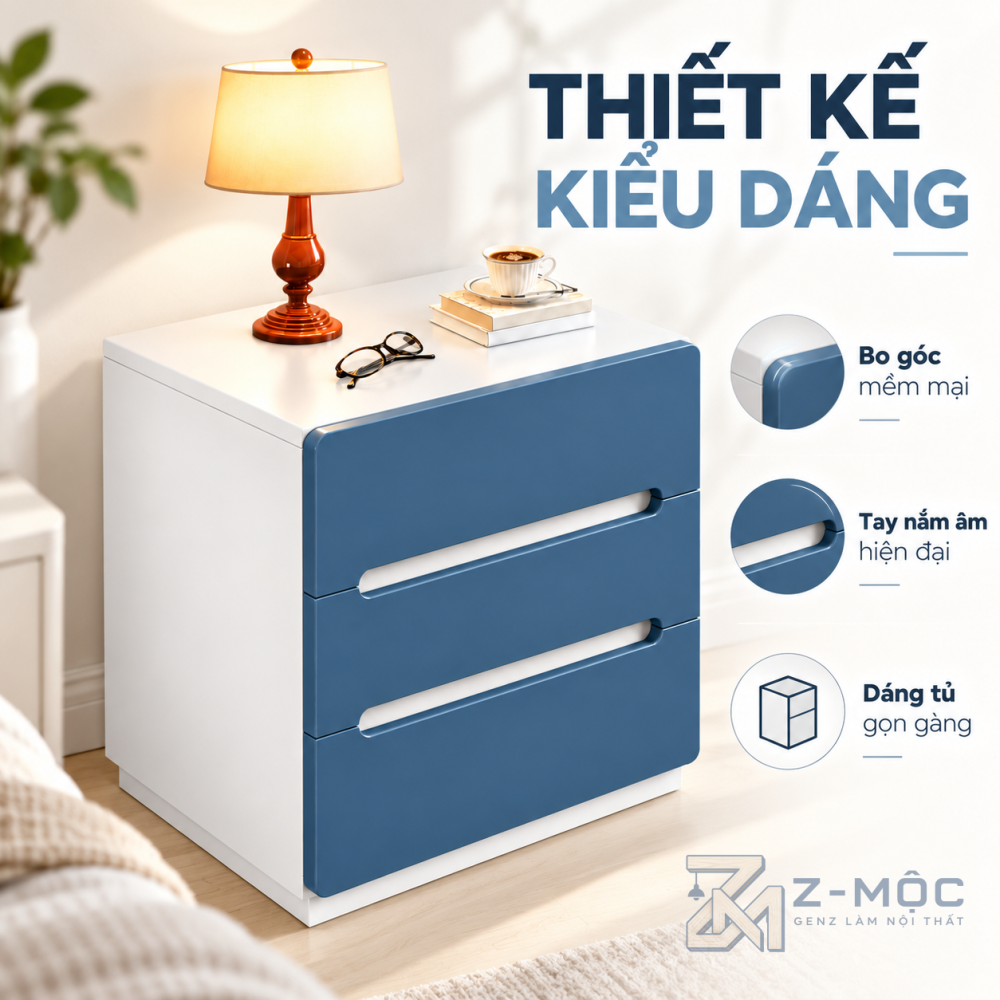 Thiết Kế Hiện Đại Với Đường Nét Bo Góc Tinh Tế