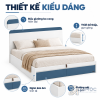 Thiết kế hiện đại với gam trắng xanh dễ phối