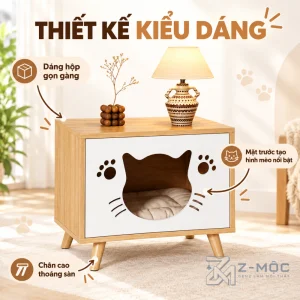 Thiết Kế Hình Mèo Đáng Yêu, Kiểu Dáng Hiện Đại