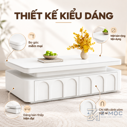 Thiết Kế Mặt Đôi Với Đường Vòm Cong Độc Đáo
