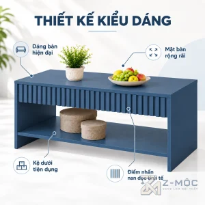 Thiết kế nan dọc tạo điểm nhấn hiện đại