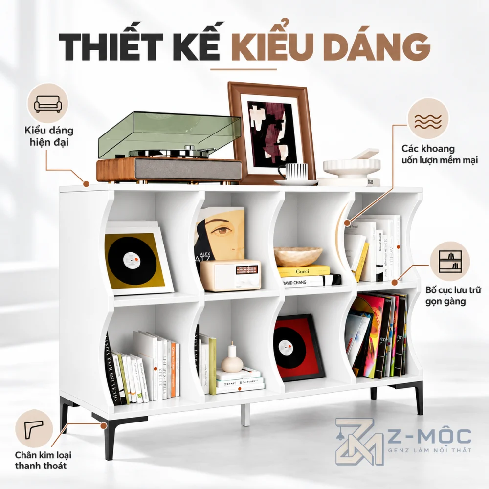 Thiết kế vách cong tạo điểm nhấn riêng