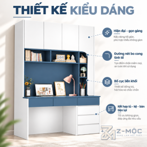 Thiết Kế Xanh Navy Phối Trắng Hiện Đại, Độc Đáo