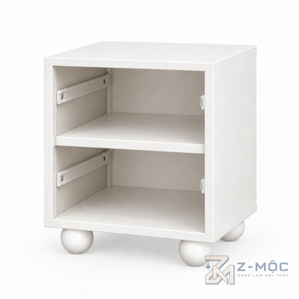 Tủ Đầu Giường 2 Ngăn Kéo Gợn Sóng ZM-13001 - ảnh chi tiết 6