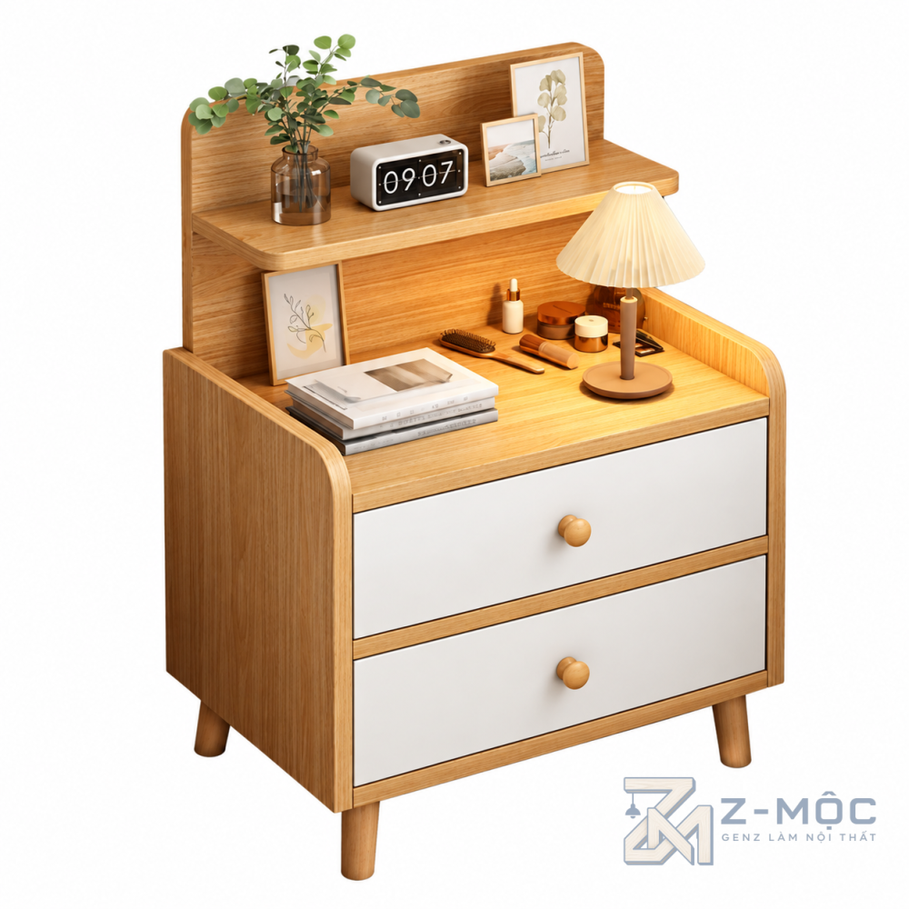 Tủ Đầu Giường Gỗ MDF Đa Năng Tiện Dụng ZM-13003 - ảnh chi tiết 1