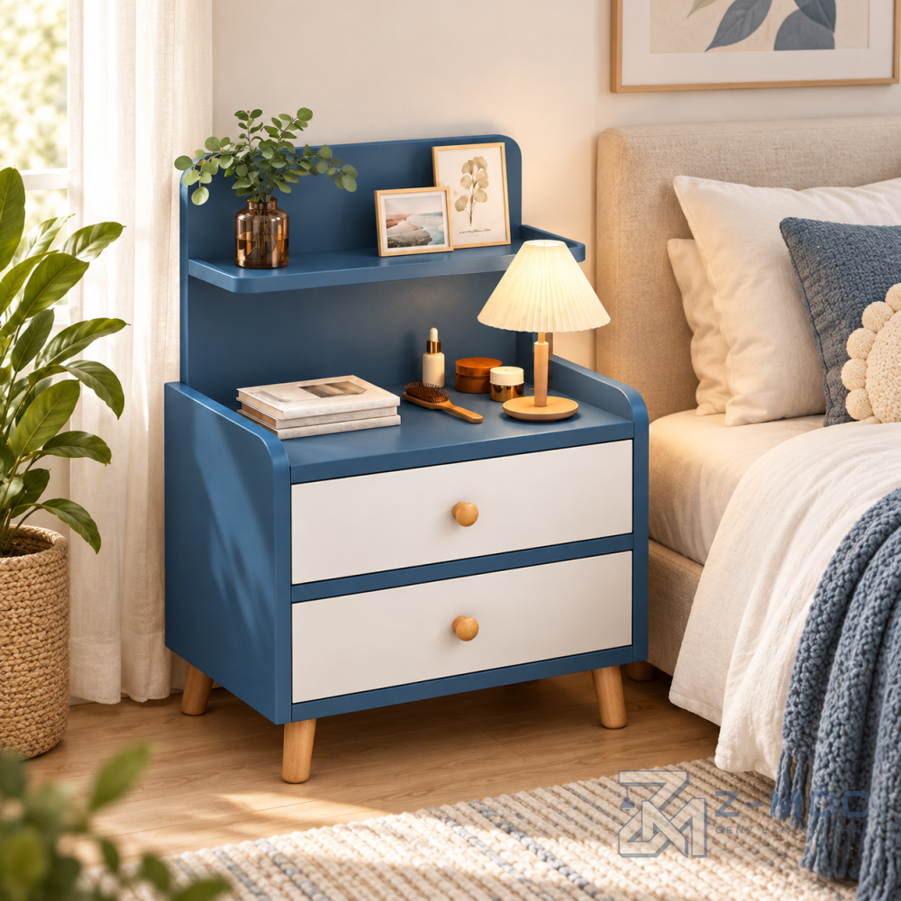 Tủ Đầu Giường Gỗ MDF Đa Năng Tiện Dụng ZM-13003 - ảnh chi tiết 7