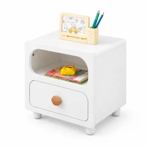Tủ Đầu Giường Màu Trắng Trẻ Trung Hiện Đại ZM-13006