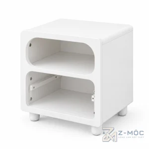 Tủ Đầu Giường Màu Trắng Trẻ Trung Hiện Đại ZM-13005 - ảnh chi tiết 5