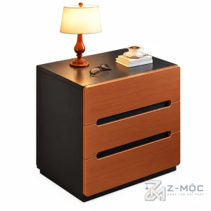 Tủ Đầu Giường Thiết Kế Hiện Đại Bằng Gỗ 3 Ngăn ZM-13004 - ảnh chi tiết 1