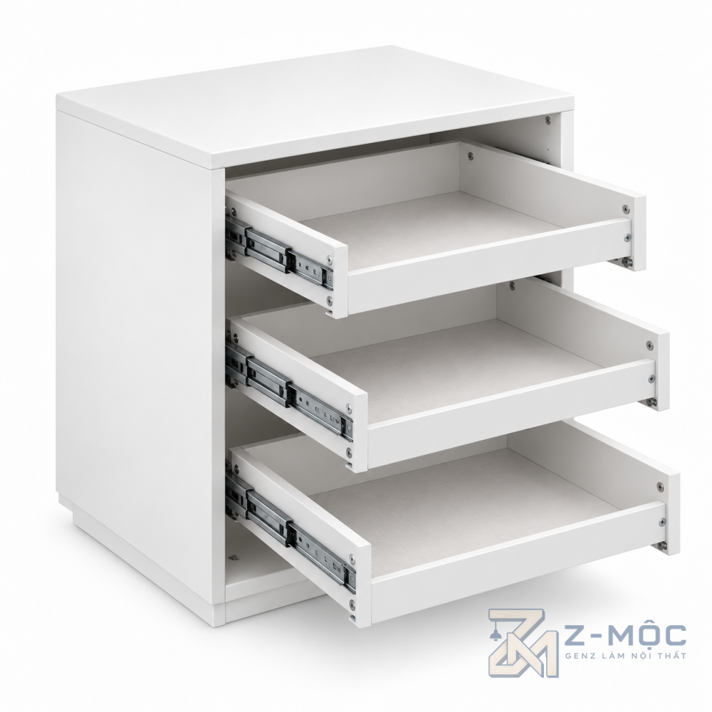 Tủ Đầu Giường Thiết Kế Hiện Đại Bằng Gỗ 3 Ngăn ZM-13004 - ảnh chi tiết 6
