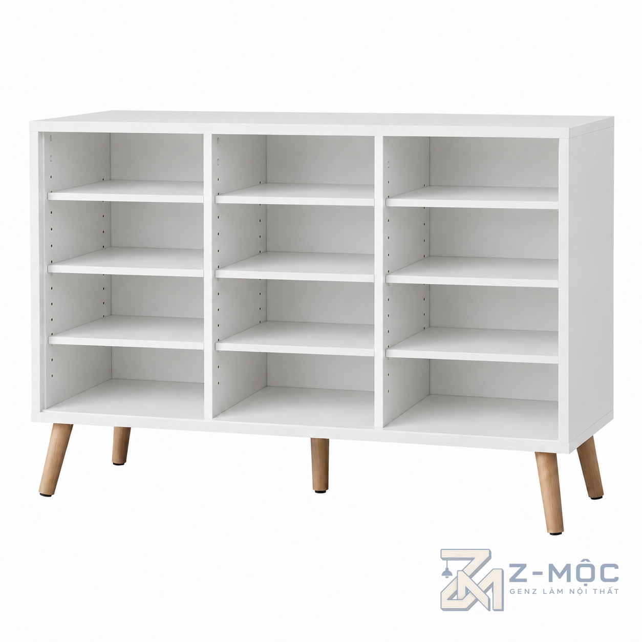 Tủ Giày Gỗ Công Nghiệp Cánh Mây Đan ZM-95011 - ảnh chi tiết 6