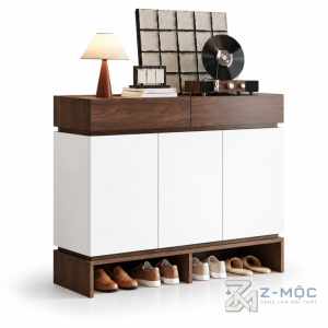 Tủ Giày Gỗ Công Nghiệp Thiết Kế Độc Đáo ZM-95017 - ảnh chi tiết 1