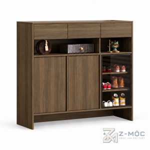 Tủ Giày Gỗ MDF Kiểu Dáng Đơn Giản Hiện Đại ZM-95019 - ảnh chi tiết 1