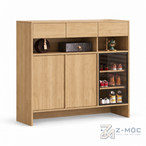 Tủ Giày Gỗ MDF Kiểu Dáng Đơn Giản Hiện Đại ZM-95019 - ảnh chi tiết 2