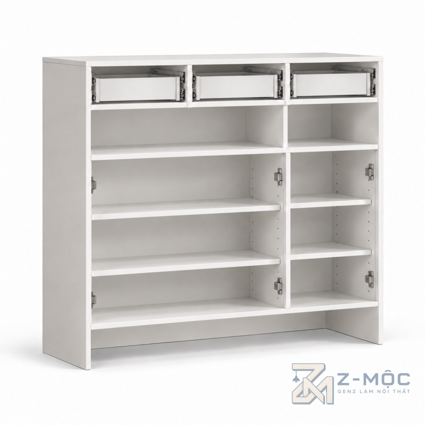 Tủ Giày Gỗ MDF Kiểu Dáng Đơn Giản Hiện Đại ZM-95019 - ảnh chi tiết 7