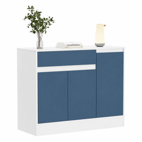 Tủ Giày Màu Xanh Trắng Đa Dụng Hiện Đại v ZM-95012 - 1200x350x800mm - ZM-95012.1