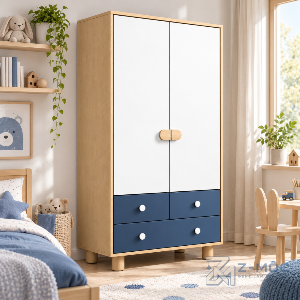 Tủ Quần Áo Trẻ Em Nhỏ Gọn Tiện Ích ZM-10063 - ảnh chi tiết 7