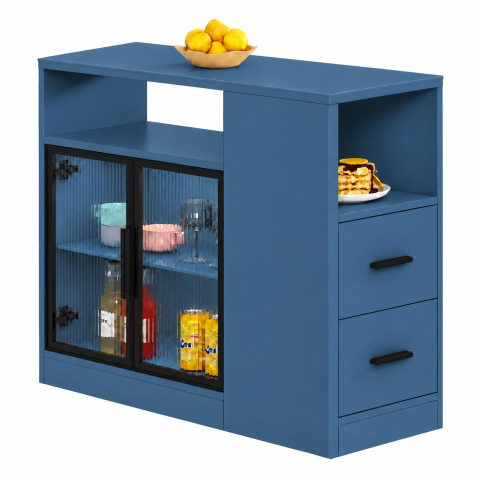 Tủ Trang Trí Cánh Kính Nhỏ Gọn Hiện Đại ZM-94029 - 1000x350x900mm - ZM-94029.1